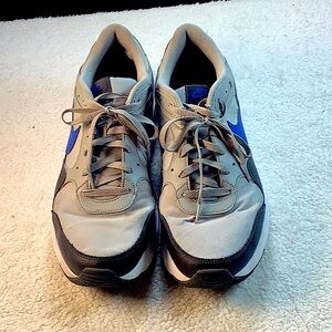 Nike Men's Sneakers - Blue and Gray